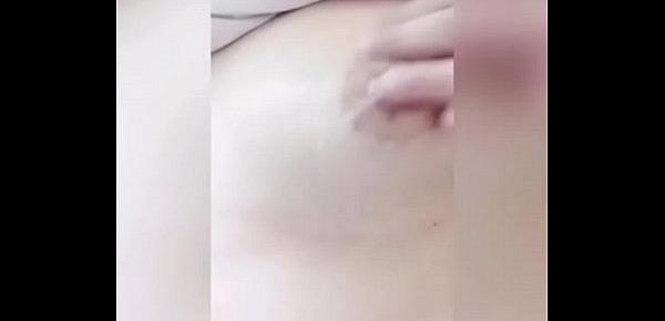  Desi Slut Wife Playing Boobs and Pussy with Saliva